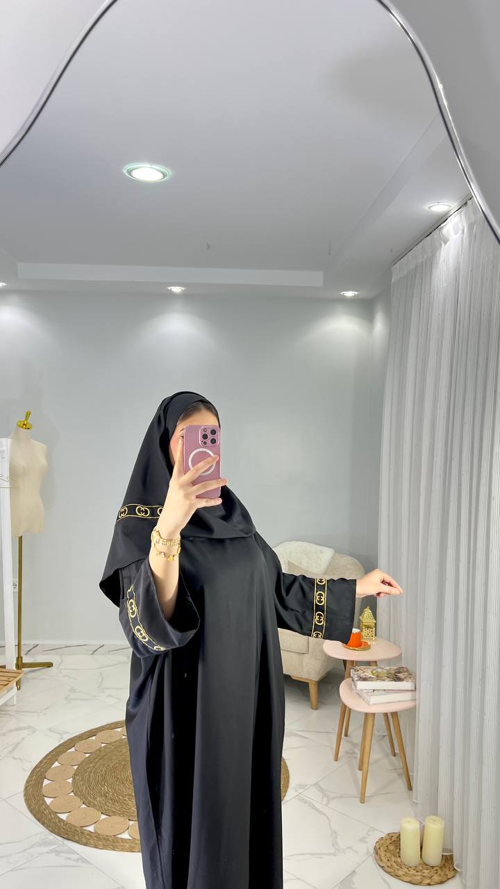 عباية Gucci + خمار ❤️